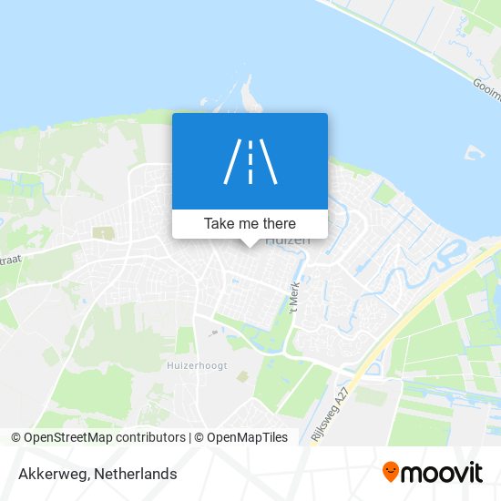 Akkerweg map