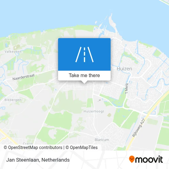 Jan Steenlaan map