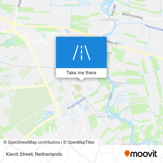 Kievitstraat map