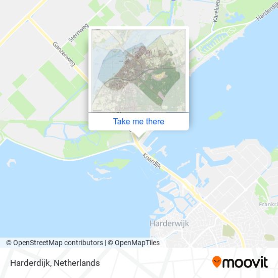 Harderdijk map