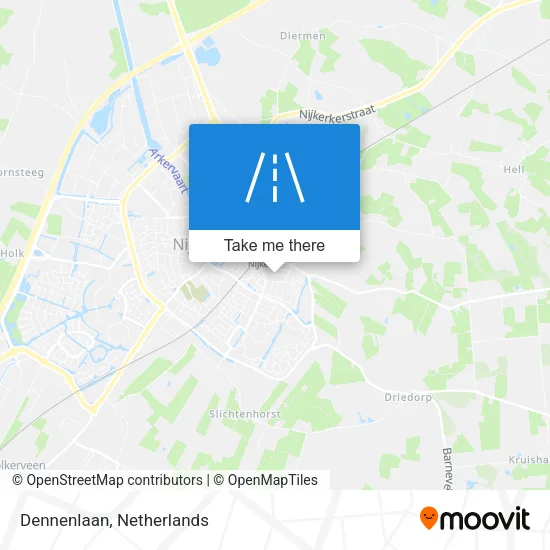 Dennenlaan map