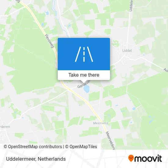 Uddelermeer map