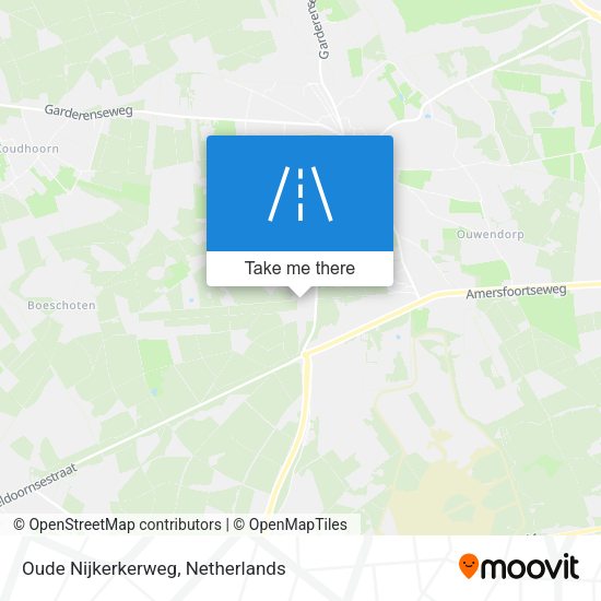 Oude Nijkerkerweg map