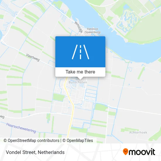 Vondelstraat map