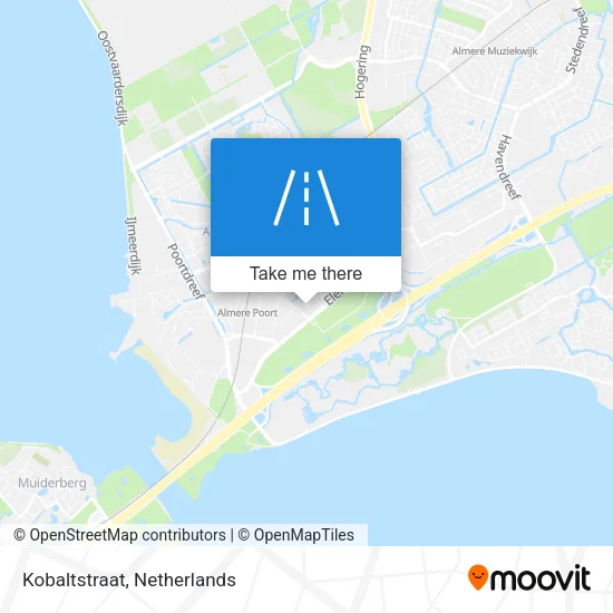 Kobaltstraat map