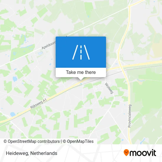 Heideweg map