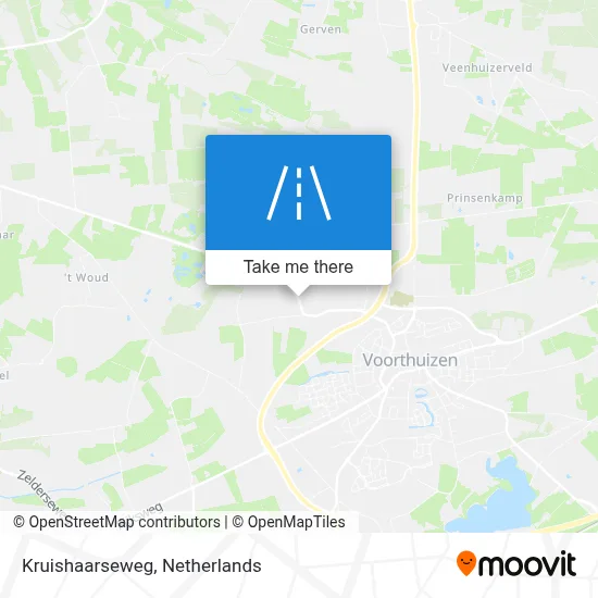 Kruishaarseweg map