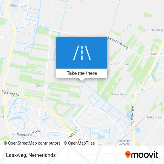 Laakweg map