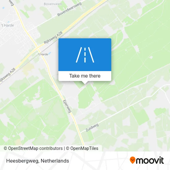 Heesbergweg map