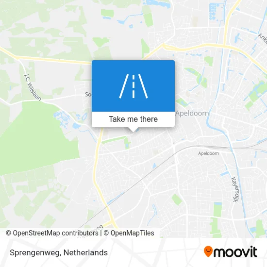 Sprengenweg map