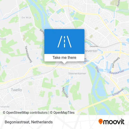 Begoniastraat map