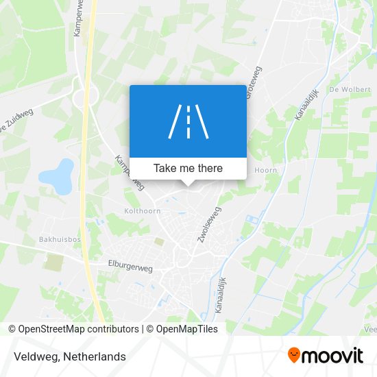 Veldweg map