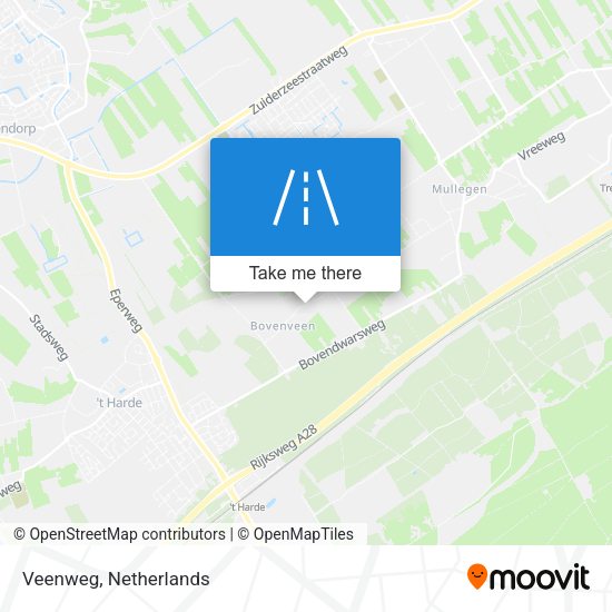 Veenweg map