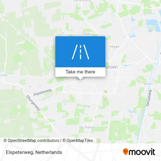 Elspeterweg map