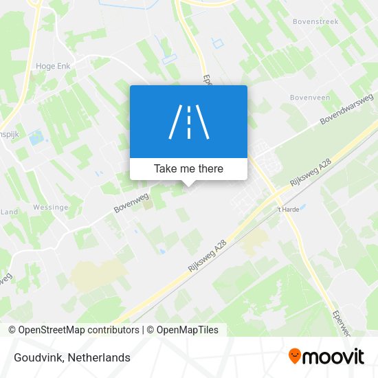 Goudvink map