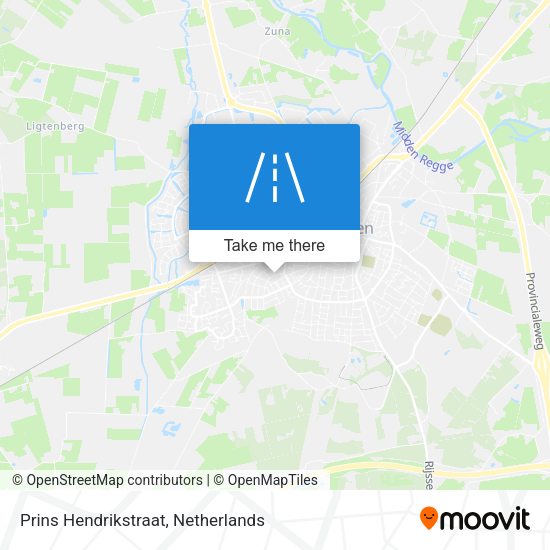 Prins Hendrikstraat map