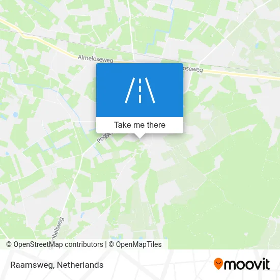 Raamsweg map