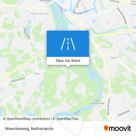 Weerdseweg map