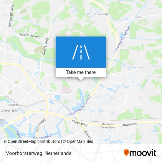 Voorhorsterweg Karte