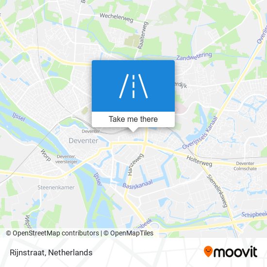 Rijnstraat map