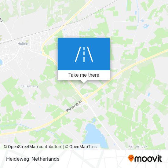 Heideweg map