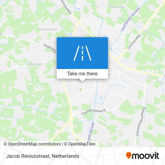 Jacob Reviusstraat map