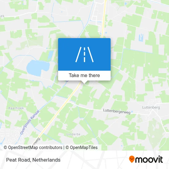Veenweg map
