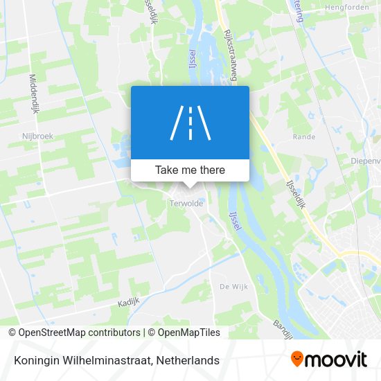Koningin Wilhelminastraat map