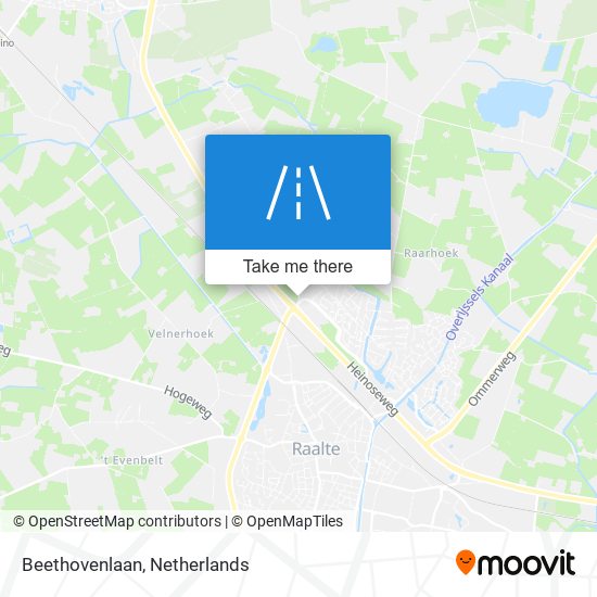 Beethovenlaan map