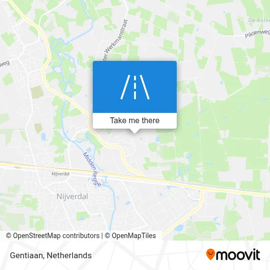 Gentiaan map