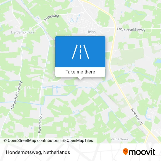Hondemotsweg map