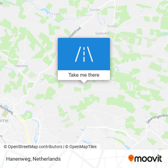 Hanenweg map