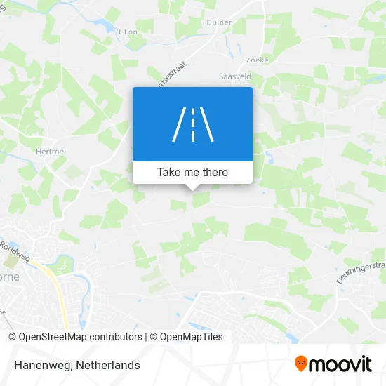 Hanenweg map