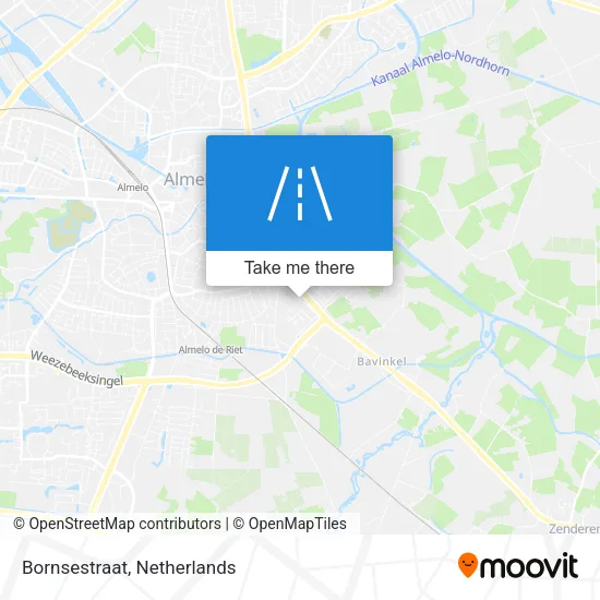 Bornsestraat Karte
