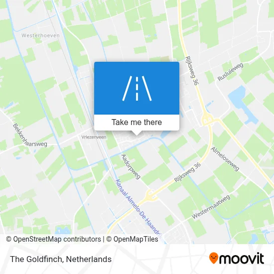 De Goudvink map