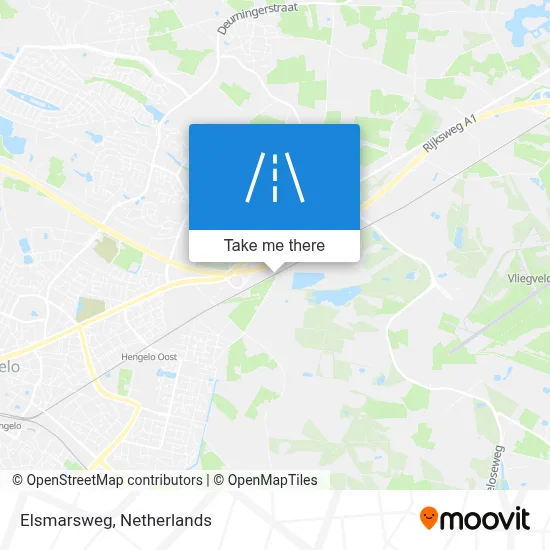 Elsmarsweg map