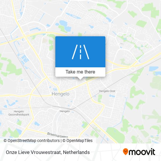 Onze Lieve Vrouwestraat map