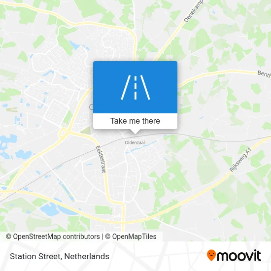 Stationsstraat map