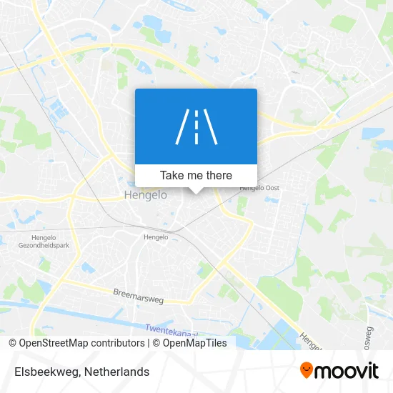 Elsbeekweg map