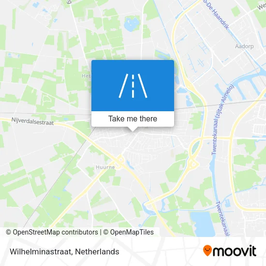 Wilhelminastraat map
