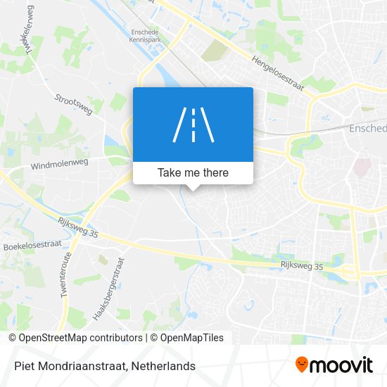 Piet Mondriaanstraat map
