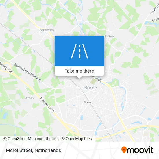 Merelstraat map