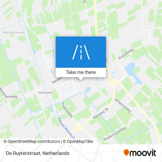 De Ruyterstraat map