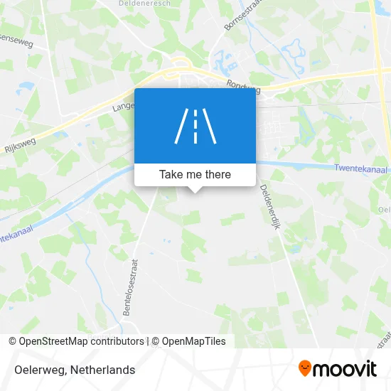 Oelerweg map