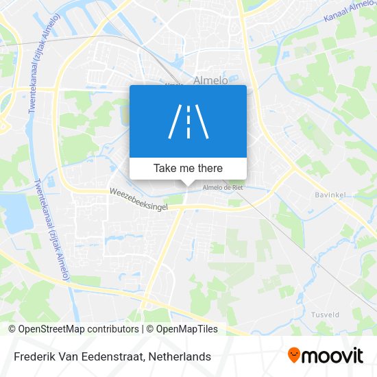 Frederik Van Eedenstraat map