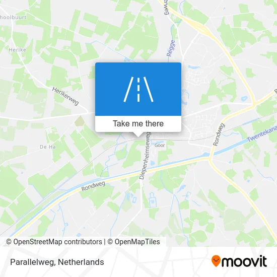 Parallelweg map