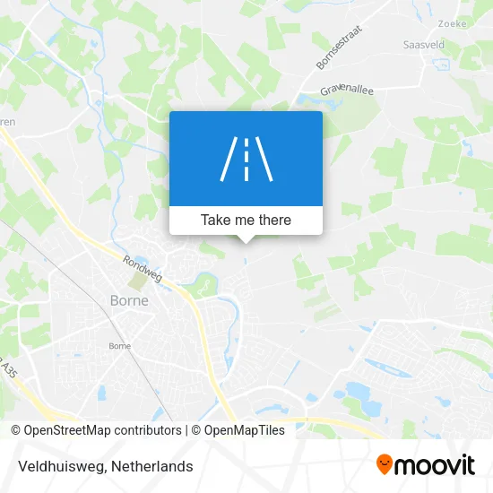 Veldhuisweg map
