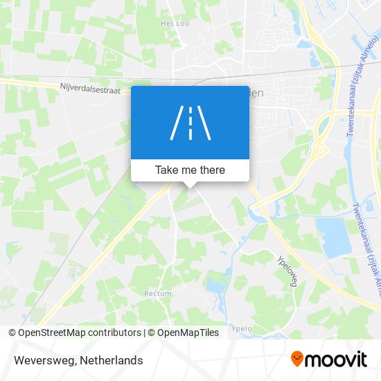 Weversweg map