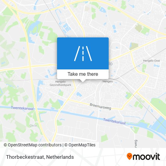 Thorbeckestraat Karte