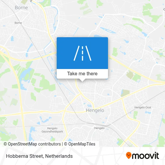 Hobbemastraat map